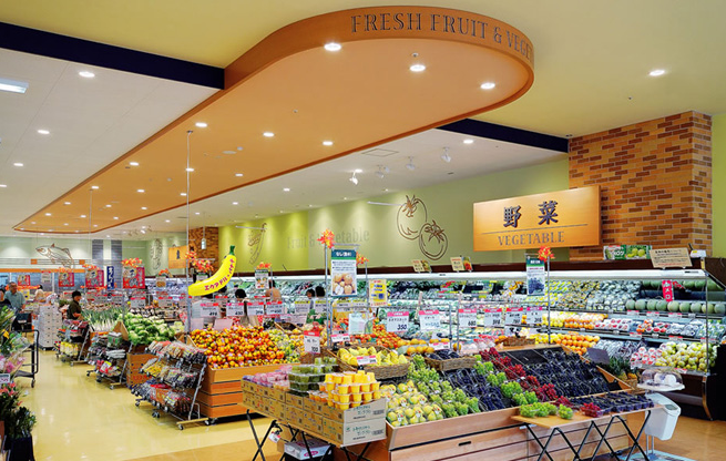 Продуктовый даунлайт светильник для фруктов
